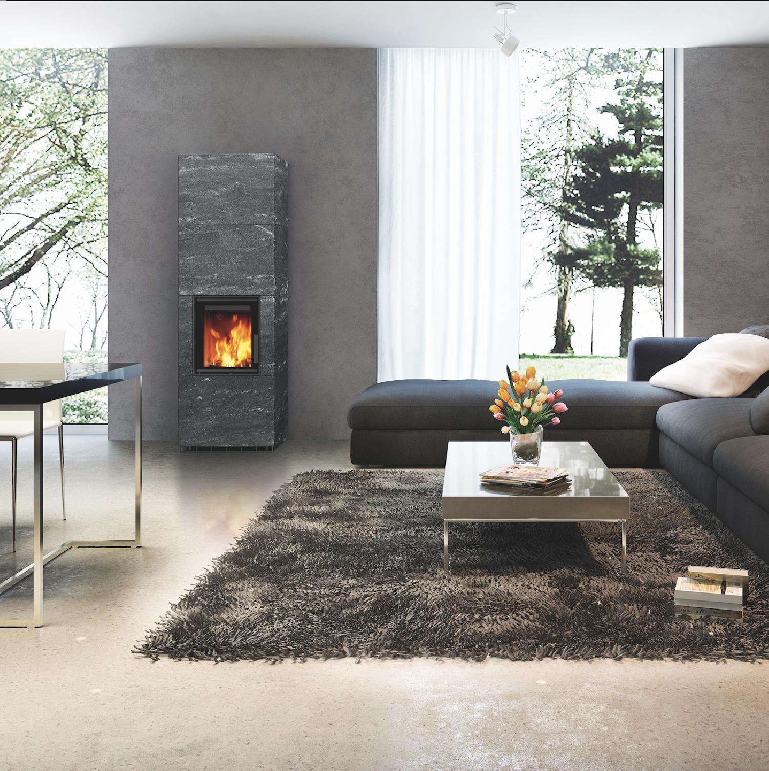 Tulikivi KAMMI Wood stove with soapstone